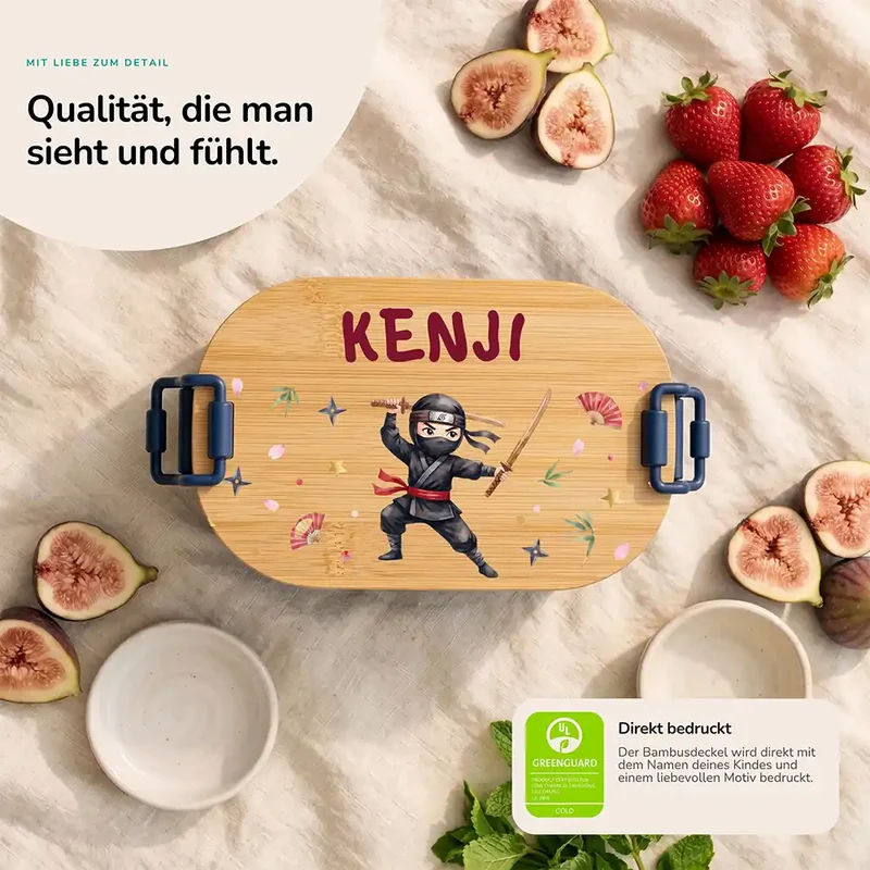 Brotdose Kinder personalisiert, Ninja