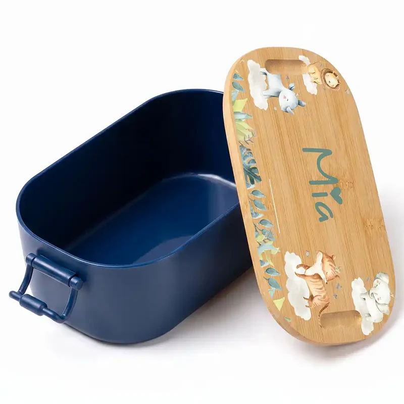 Brotdose Kinder personalisiert, Safari Tiere