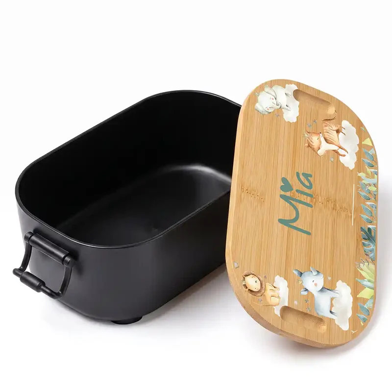 Brotdose Kinder personalisiert, Safari Tiere
