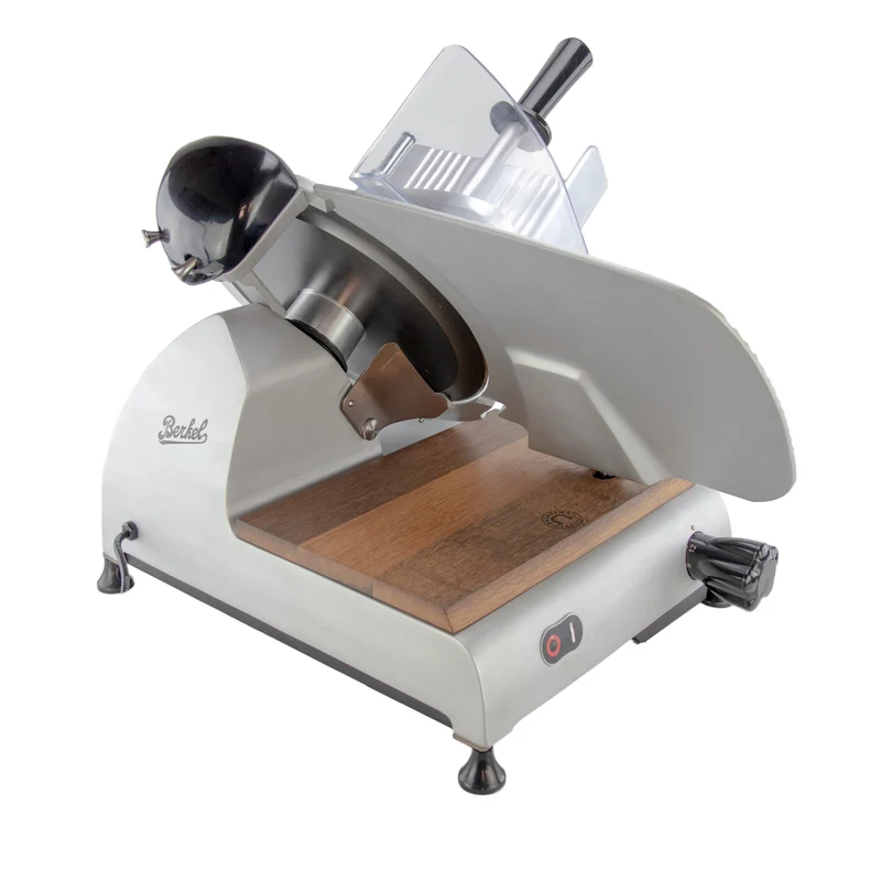 Berkel Red Line 300 Grau, Gastro Aufschnittmaschine, Messerdurchmesser 300 mm + passgenaues Einlegebrett