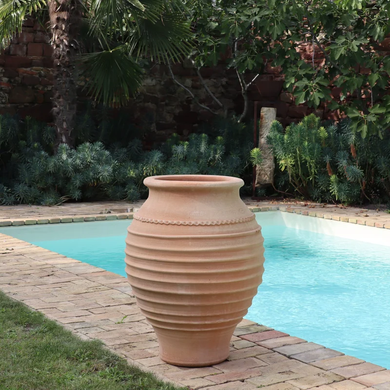 frostfeste Amphore „Agave“, H=80cm