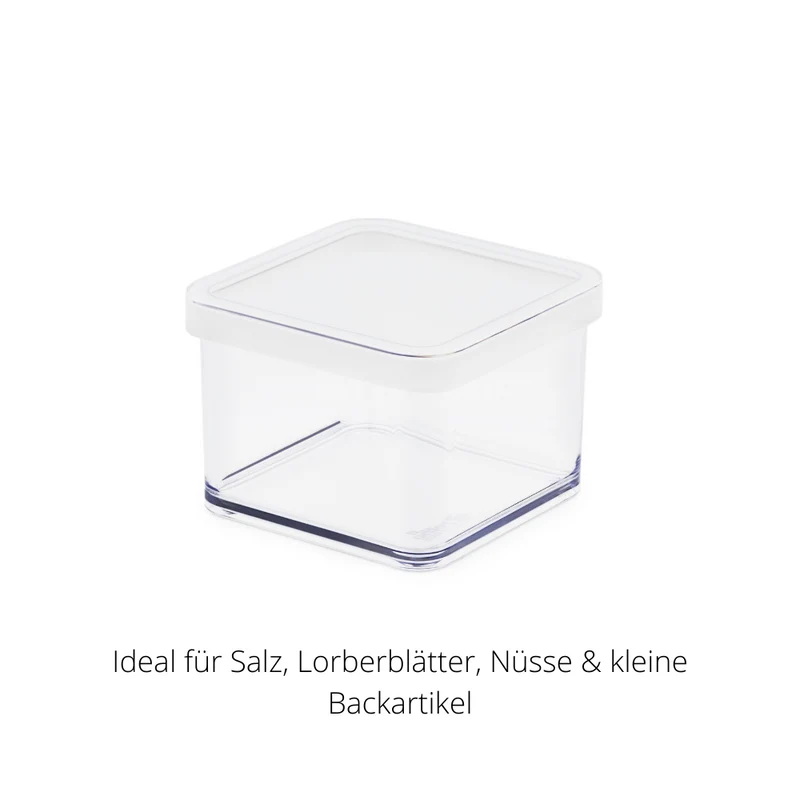 LOFT Vorratsdose Weiss - 10x10x7.2cm (0.5L)