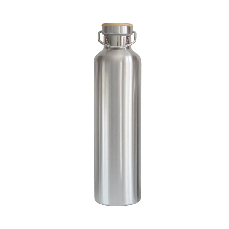 Edelstahl Trinkflasche mit oder ohne Isolierung