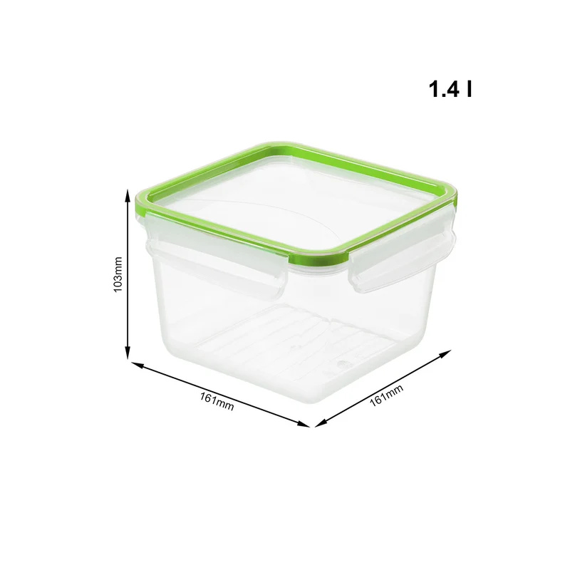 Kühlschrankdose quadr, 1,4 l CLIC & LOCK