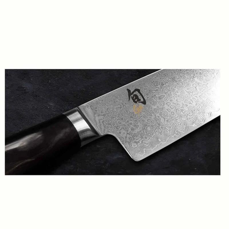 Kai Shun Premier Minamo TMM-0700 | Officemesser 9 cm Damaststahl + Küchenbrett Eiche 30x22 cm
