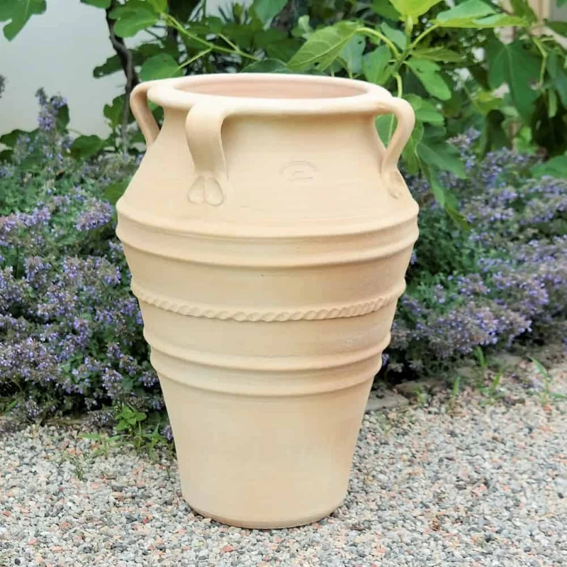 frostfeste terracotta Amphore "Datura", H=50 cm