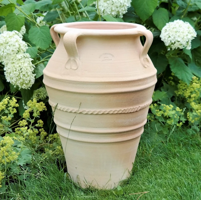 frostfeste terracotta Amphore "Datura", H=50 cm