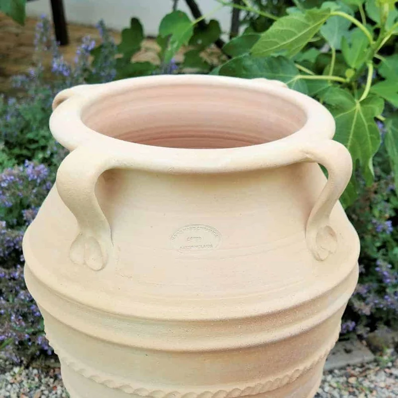 frostfeste terracotta Amphore "Datura", H=50 cm