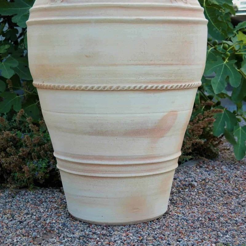 große frostfeste Terracotta Amphore "Datura" H= 90 cm