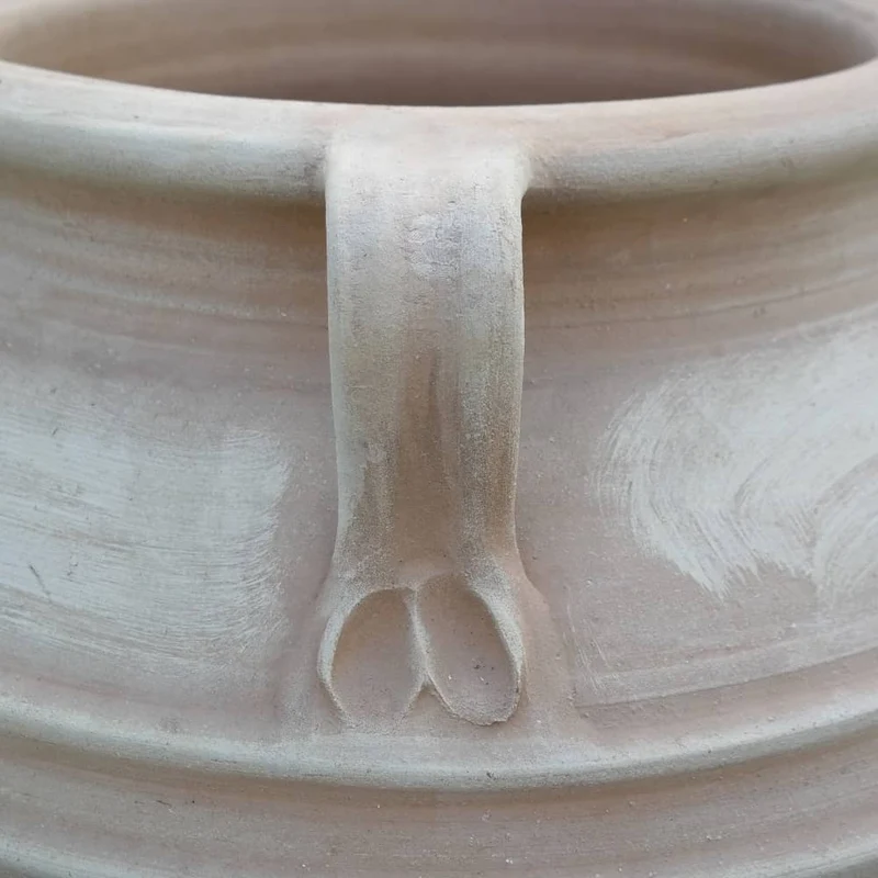 große frostfeste Terracotta Amphore "Datura" H= 90 cm