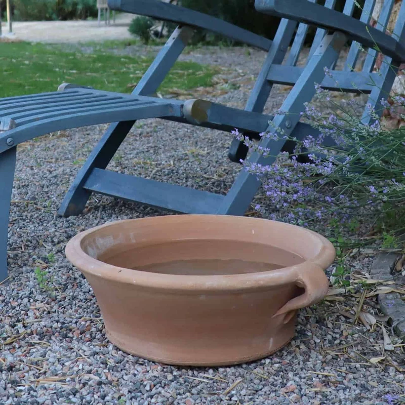 Terracotta Pflanzschale "Crocus", B=40 cm