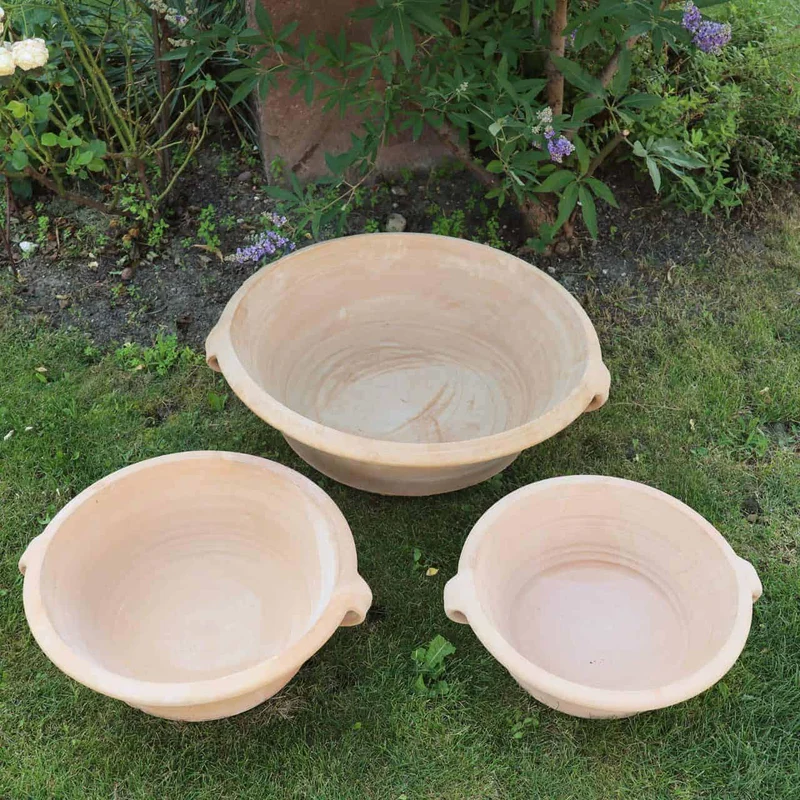 Terracotta Pflanzschale "Crocus", B=40 cm