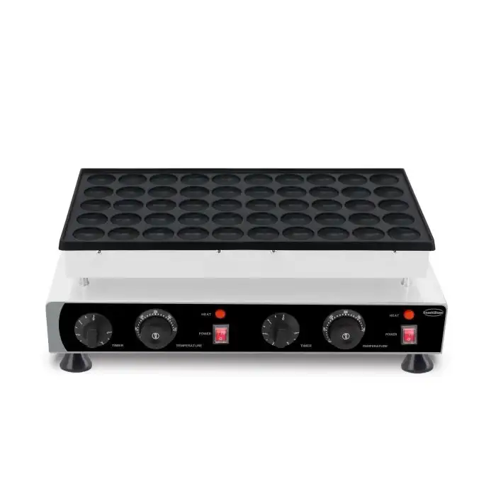 Poffertjes Waffeleisen - 1 Platte - 1,8 kW - 540x335x200 mm