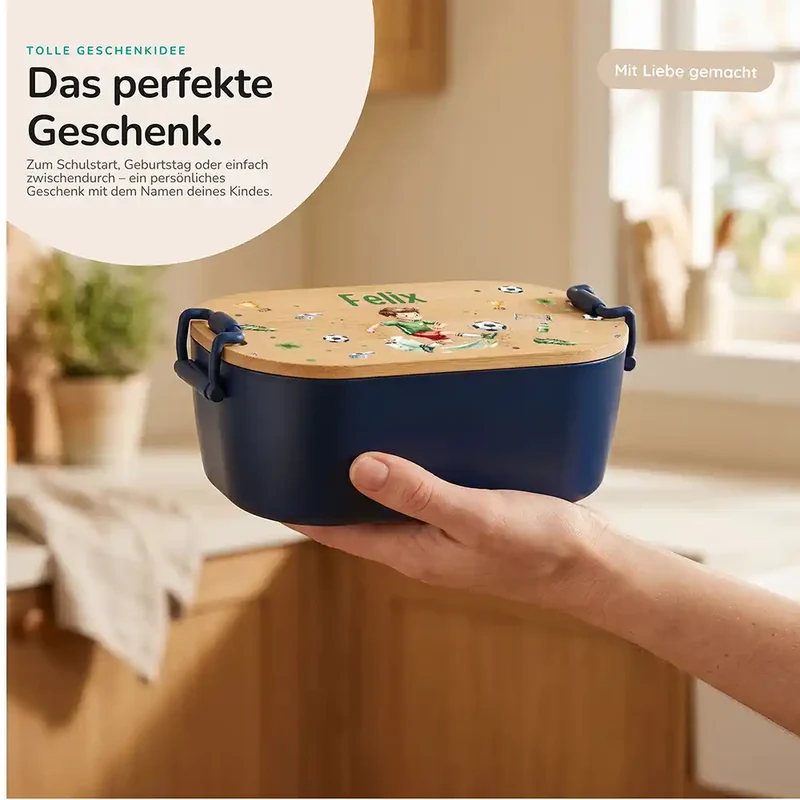 Brotdose Kinder personalisiert, Fußballer