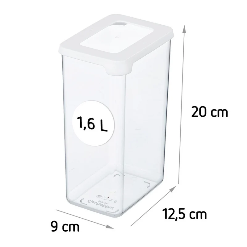 SmartStore Vorratsdosen Weiss - 12.5x9x20cm (1600ml)
