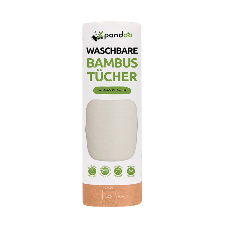 Waschbare Bambustücher - Die wiederverwendbare Küchenrolle