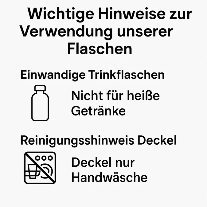 Brotzeit Trinkflasche aus Edelstahl BPAfrei in 3 Grössen