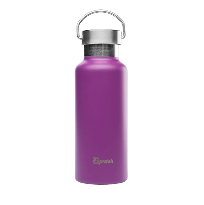 Qwetch travel pot Thermosflasche aus Edelstahl Trinkflasche 0,5l BPA frei