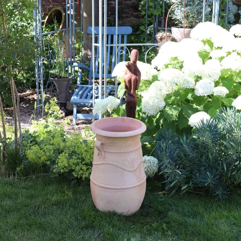 griechische schmale terracotta Amphore "Cistus" H=60 cm