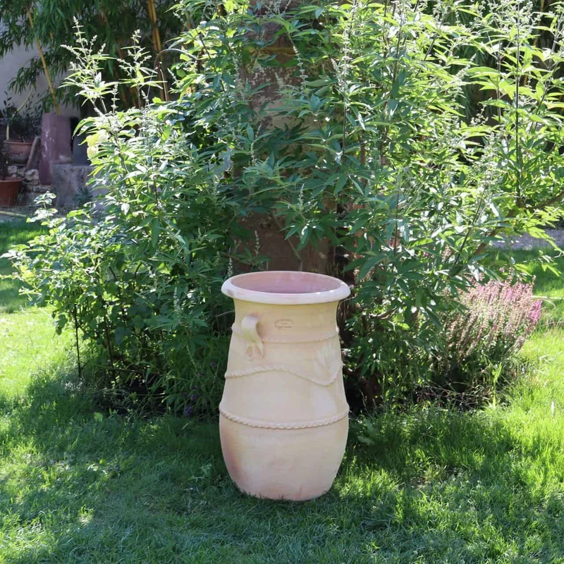 griechische schmale terracotta Amphore "Cistus" H=60 cm