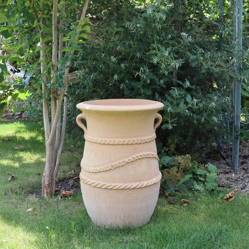 griechische schmale terracotta Amphore "Cistus" H=60 cm