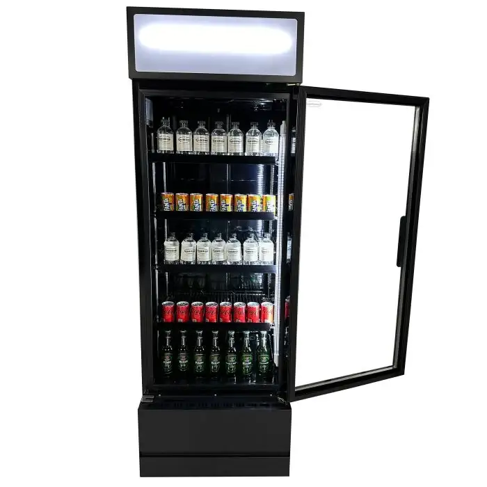 Getränkekühlschrank 1 Tür - 360 Liter - 610x610x1973 mm inkl. Räder