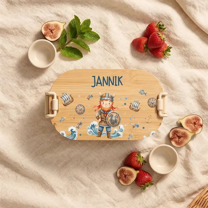 Brotdose Kinder personalisiert, Wikinger