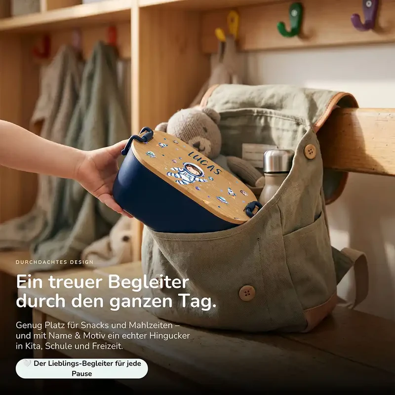 Brotdose Kinder personalisiert, Astronaut