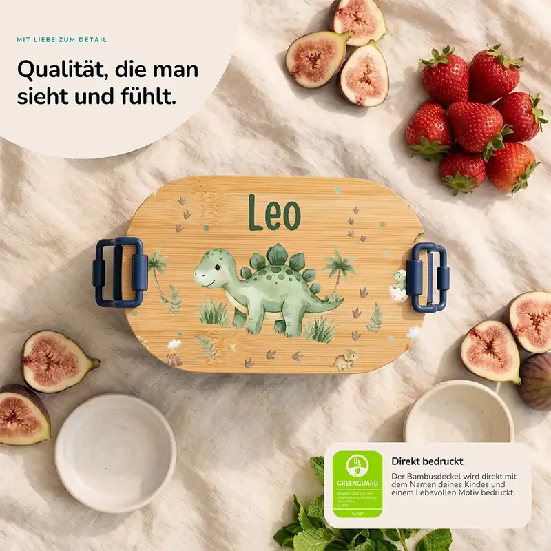 Brotdose Kinder personalisiert, Dinosaurier