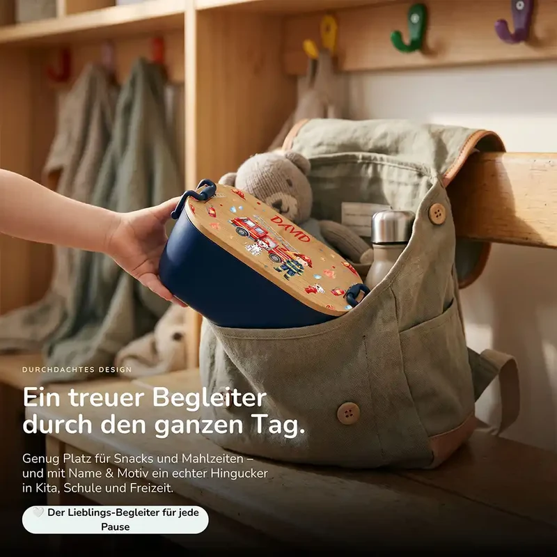 Brotdose Kinder personalisiert, Feuerwehr