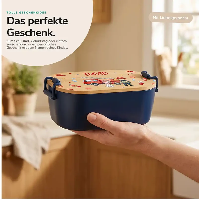 Brotdose Kinder personalisiert, Feuerwehr