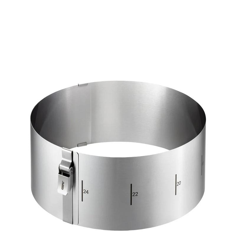 -GEFU- "TONDO CLIP" Tortenring H 10 cm von 16 cm bis 30 cm