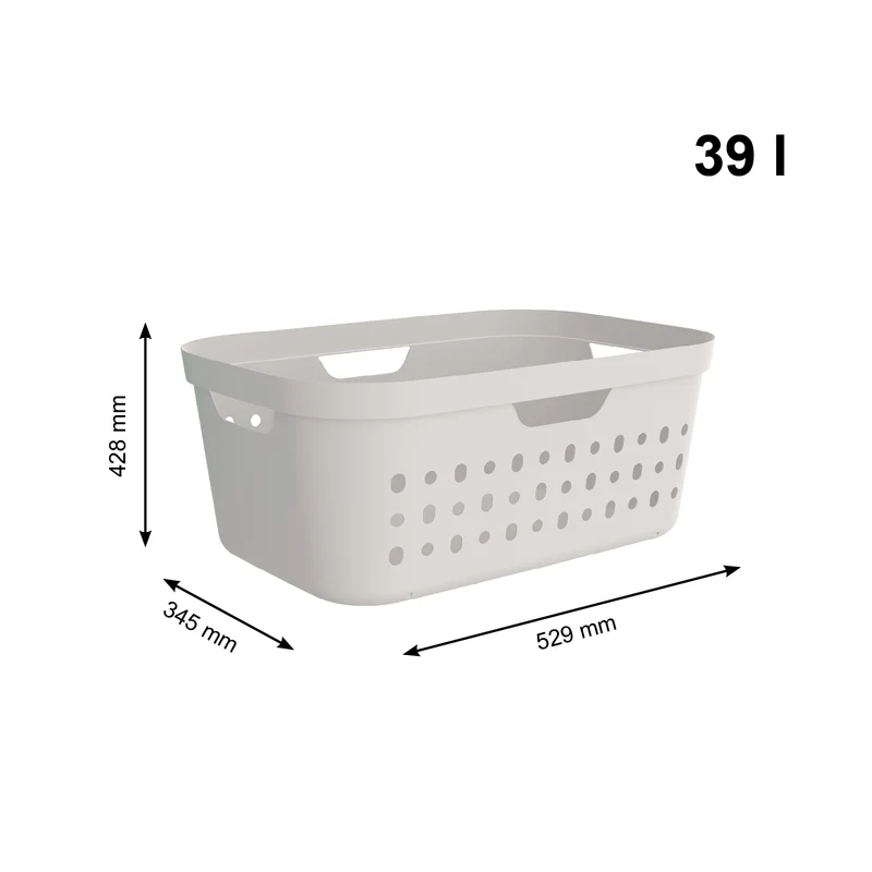 3er-Set Wäschekorb Jona 39l