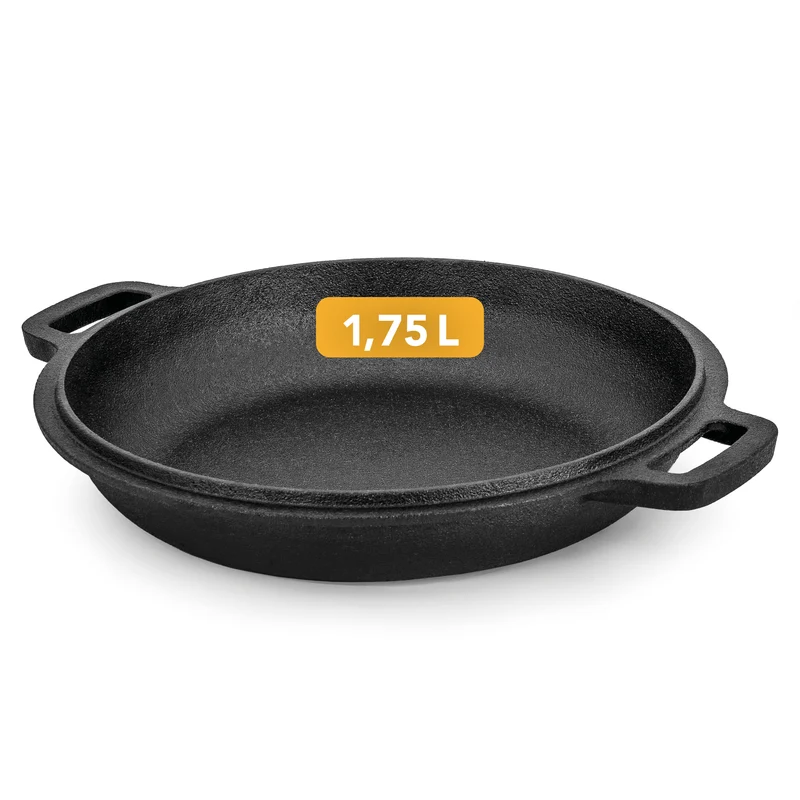 2-in-1 Gusseisen Brotbacktopf 4,7l mit Deckel und Gärkorb