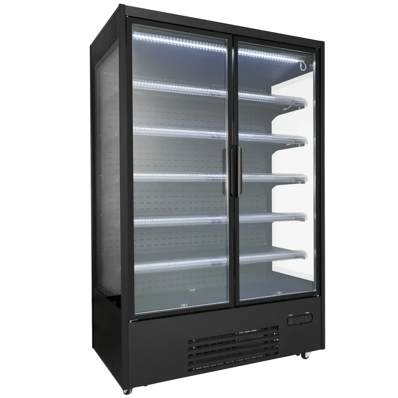 Wandkühlung Luke mit 2 Türen - 1400 Liter - 1330x720x2030 mm