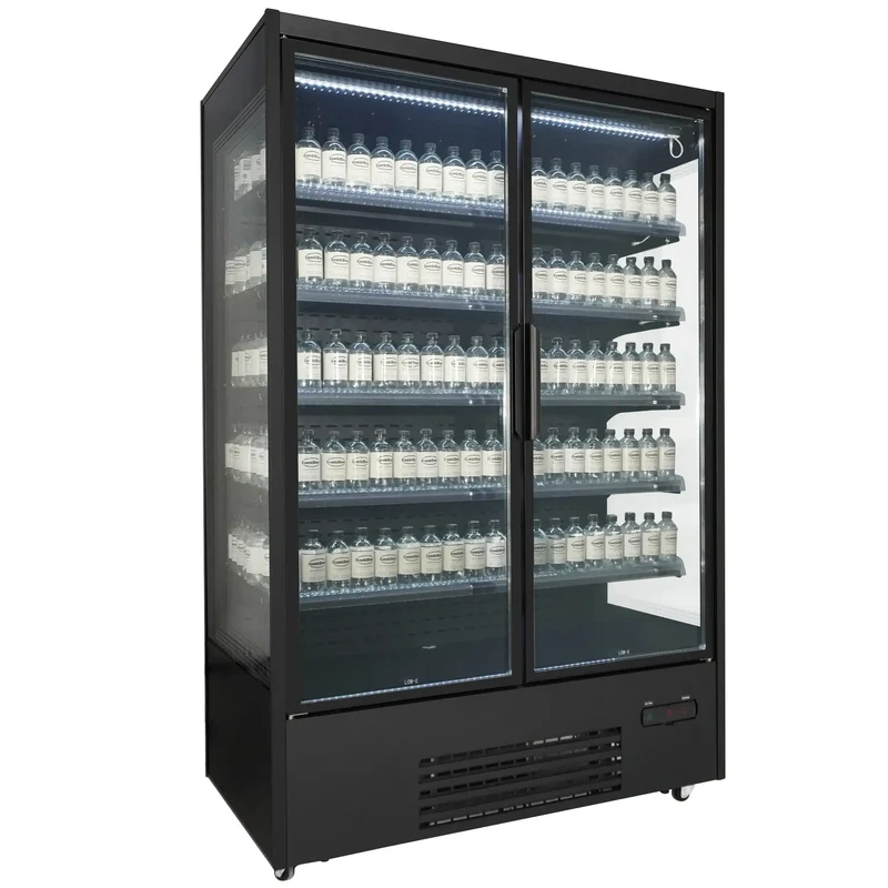 Wandkühlung Luke mit 2 Türen - 1400 Liter - 1330x720x2030 mm