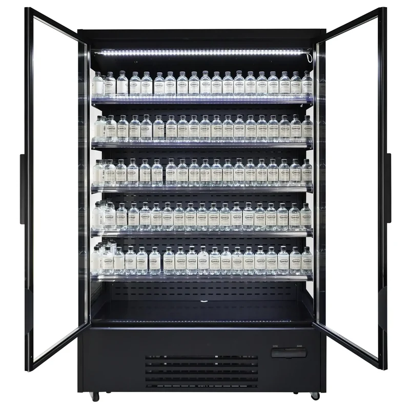 Wandkühlung Luke mit 2 Türen - 1400 Liter - 1330x720x2030 mm