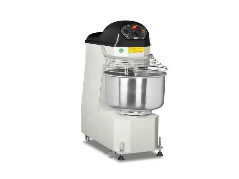 Teigknetmaschine - 35 liter / 15 kg. / 2 Geschwindigkeiten / mit festem Kessel