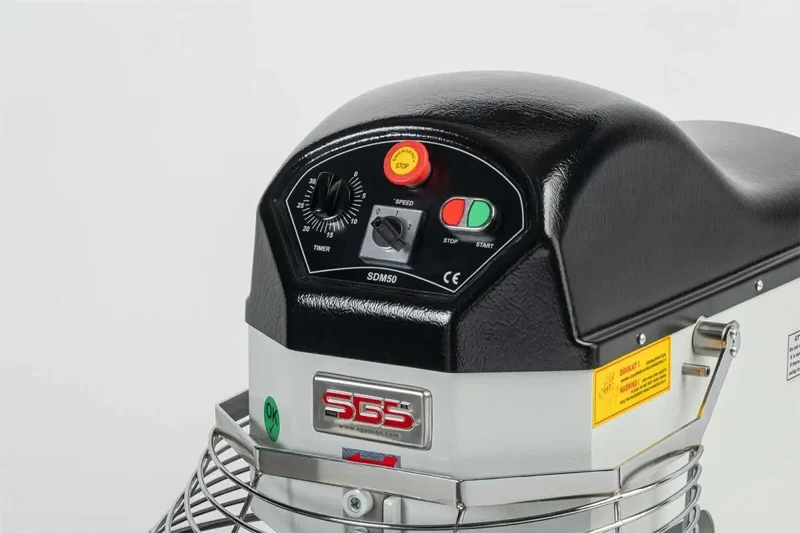 Teigknetmaschine - 50 liter / 25 kg. / 2 Geschwindigkeiten / Spiralkneter
