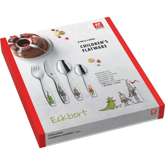 Kinderbesteck Ritter Eckbert 4-tlg.