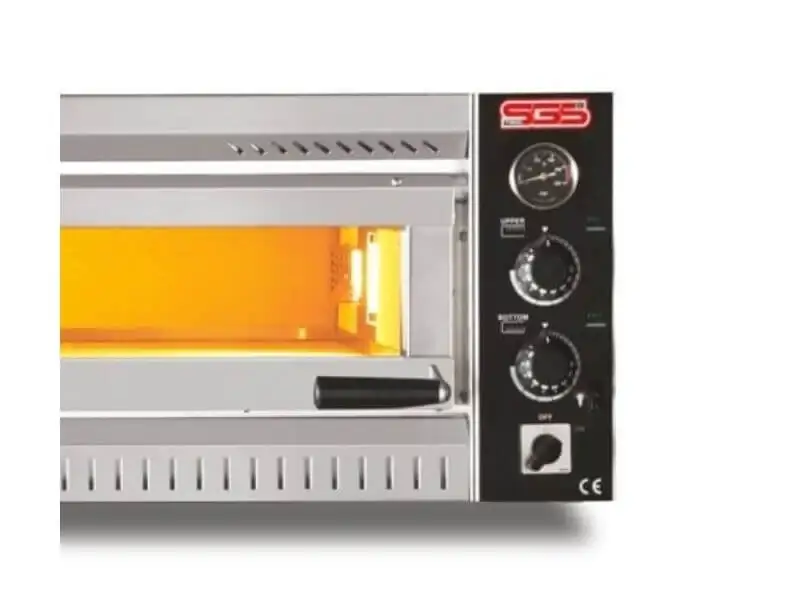 Elektro Profi Pizzaofen / 6x34 cm / Breit / PO/PROFI 10570