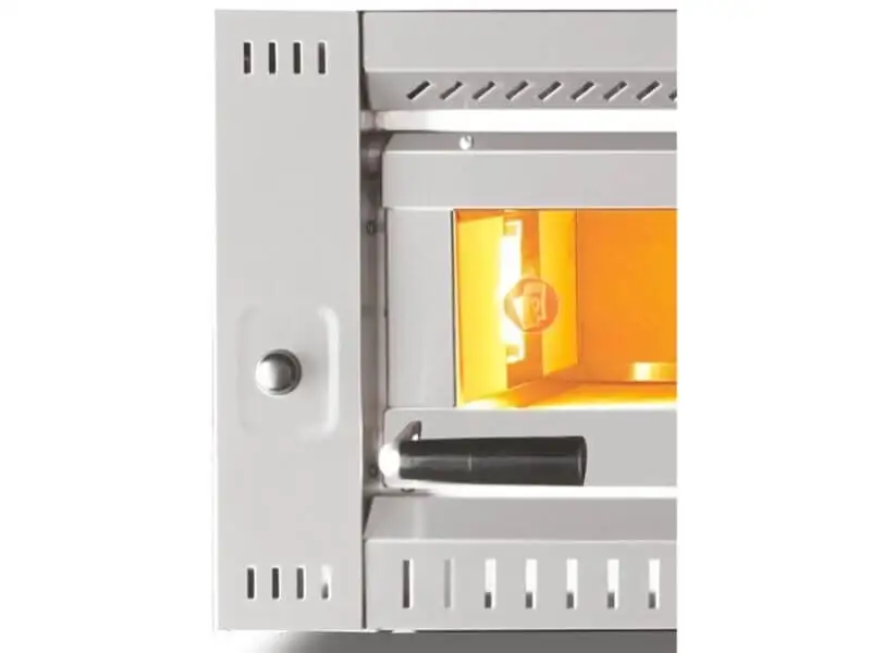 Elektro Profi Pizzaofen / 6x34 cm (Breit) / Vollschamott / PO 10570/T