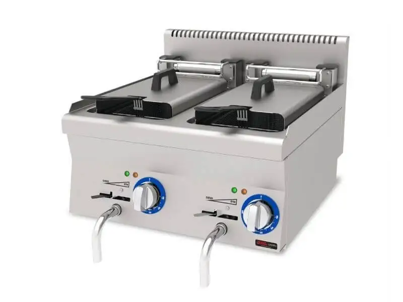 Elektro Fritteuse - 2x9 lt. - 15 kW - Premium Serie 600