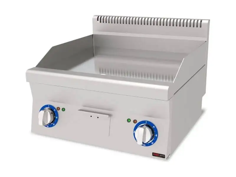 Elektro Bratplatte Hardchrome / Glatt / 6 kW / Premium Serie 600