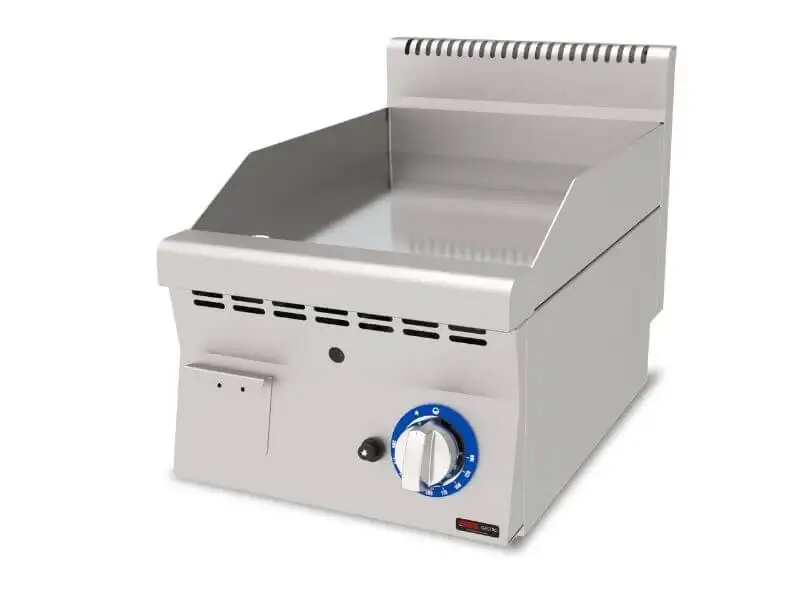 Gas Bratplatte Hardchrome / Glatt / 4.7 kW / Premium Serie 600