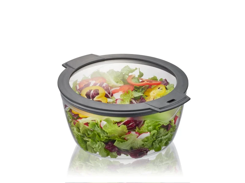 -GEFU- "ROTARE" Salatschleuder mit Frischhaltedeckel, Kunststoff