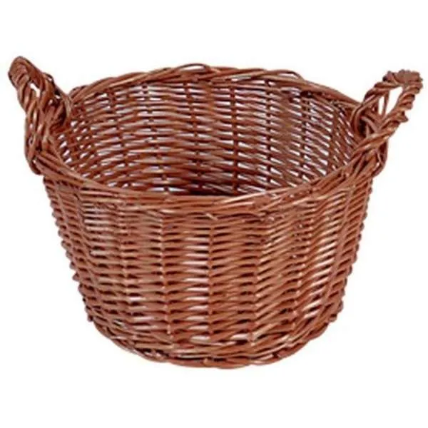 Füllkorb aus Vollweide Natur Ø 35 cm – Verkaufskorb für Backwaren, Obst & Warenpräsentation