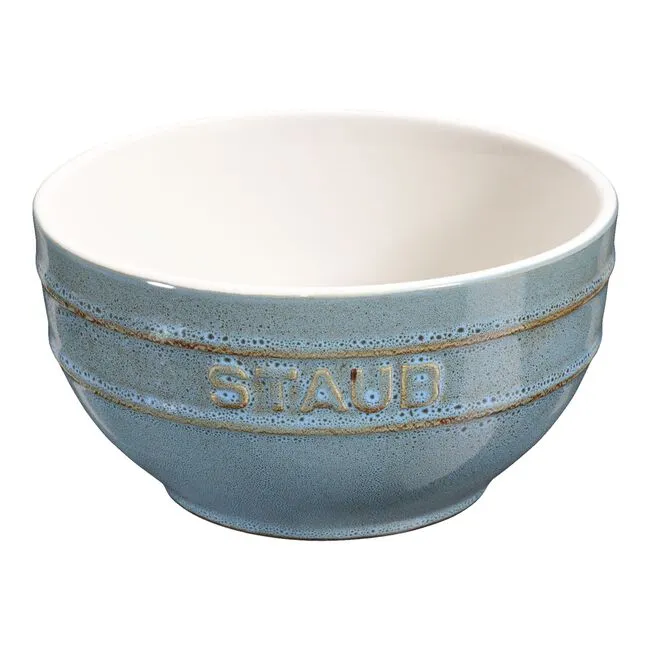 Schüssel Keramik Ø12cm - antik-Türkis