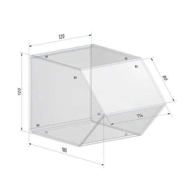 Candy Box Acryl – Magnetische Verkaufsschütte für Snacks & Süßwaren