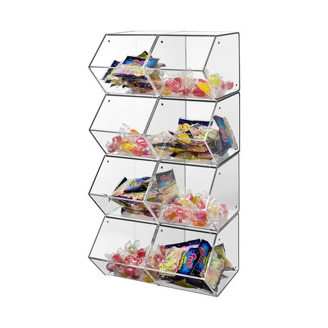Candy Box Acryl – Magnetische Verkaufsschütte für Snacks & Süßwaren